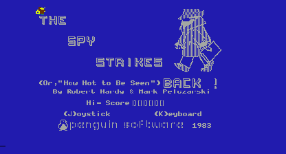 Spy strikes back ,The Title Screen